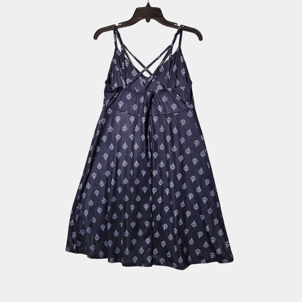 Market & Spruce Alisha Navy Blue Above Knee Knit Maternity Dress Large NWT - Picture 4 of 8